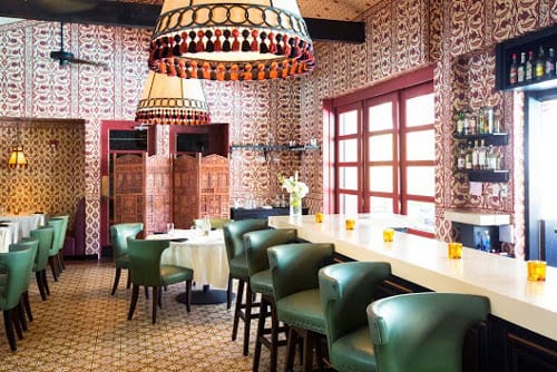 martyn lawrence bullard completes purple palm restaurant in palmrestaurant\u0027s name and previous incarnations in favor of a refreshed palette of warm brown and red hues new moroccan themed chandeliers and intricately